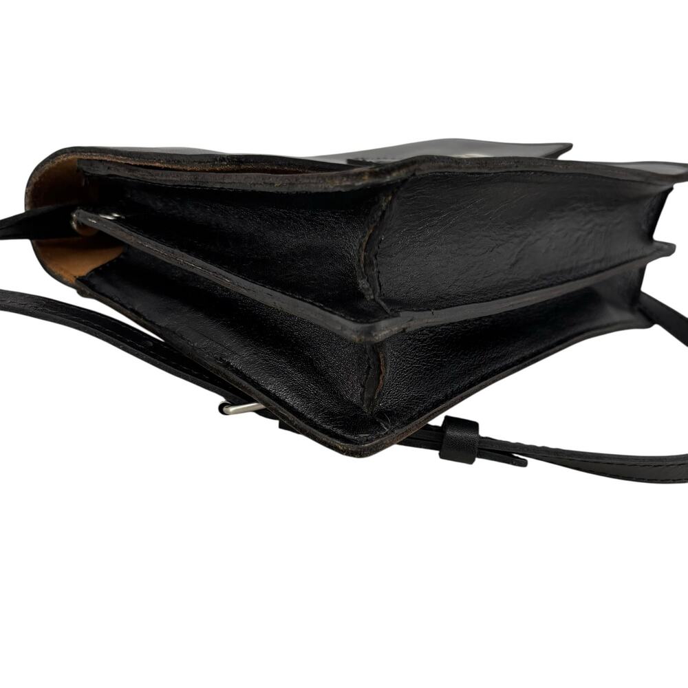 Patricia Nash Lanza Crossbody Organizer Black Leather - Picture 9 of 16
